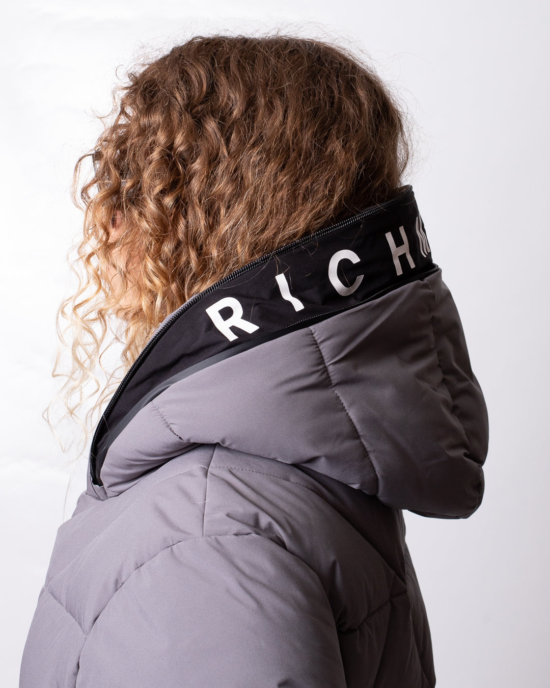 Piumino Richmond X con zip sul cappuccio donna