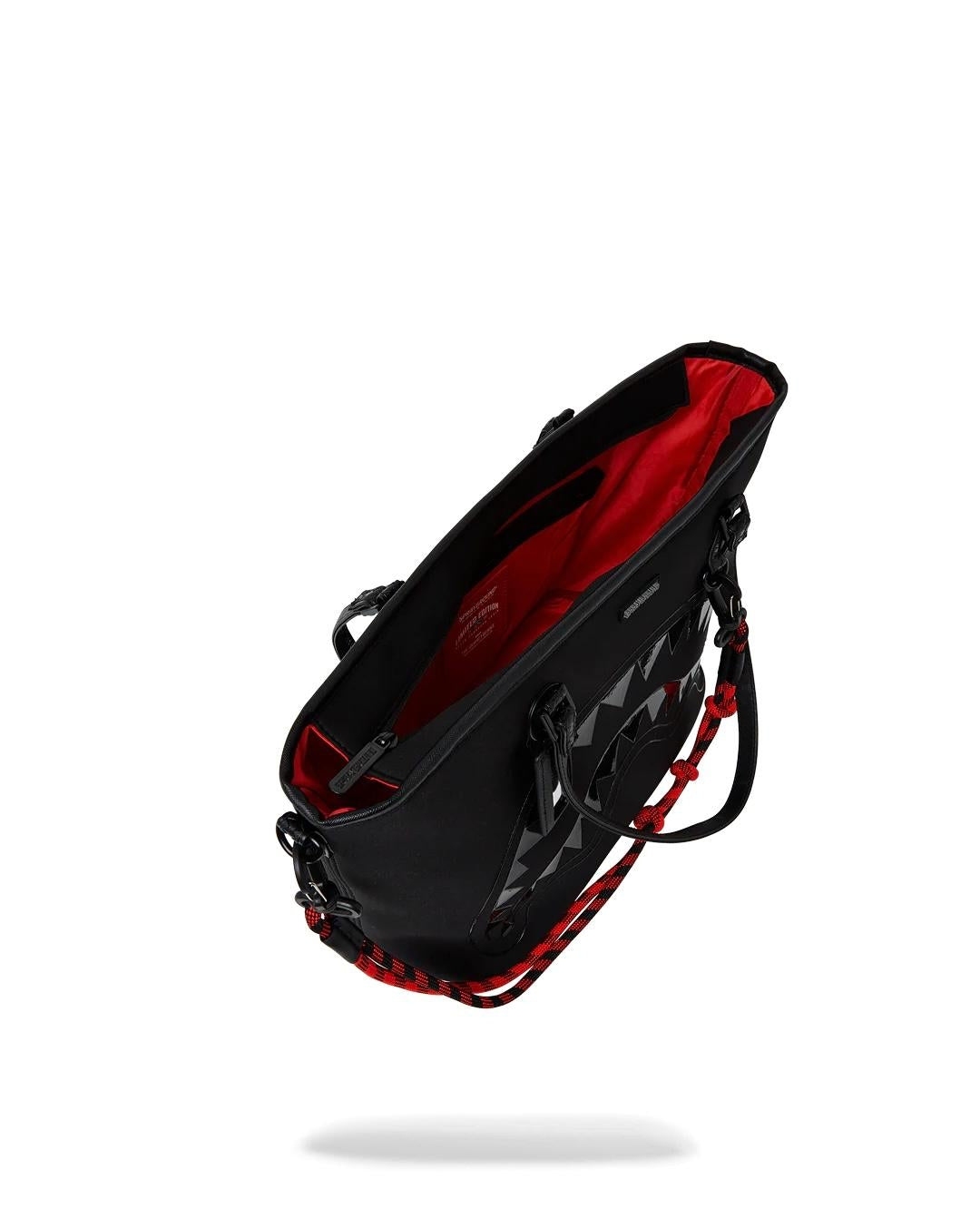 Borsa Sprayground nero Shark central kyushu muntain tote
