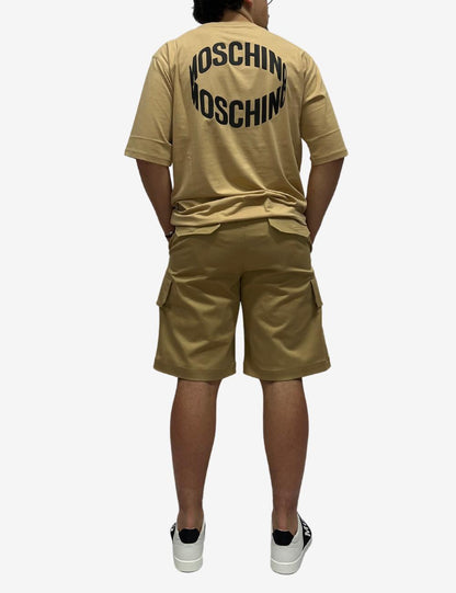 T-Shirt Moschino con stampa groffata uomo