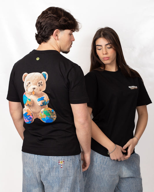 T-Shirt Barrow con stampa Teddy multicolor