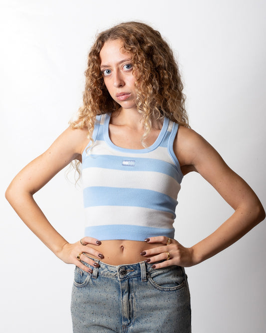 Canotta Tommy Jeans in maglia a strisce donna