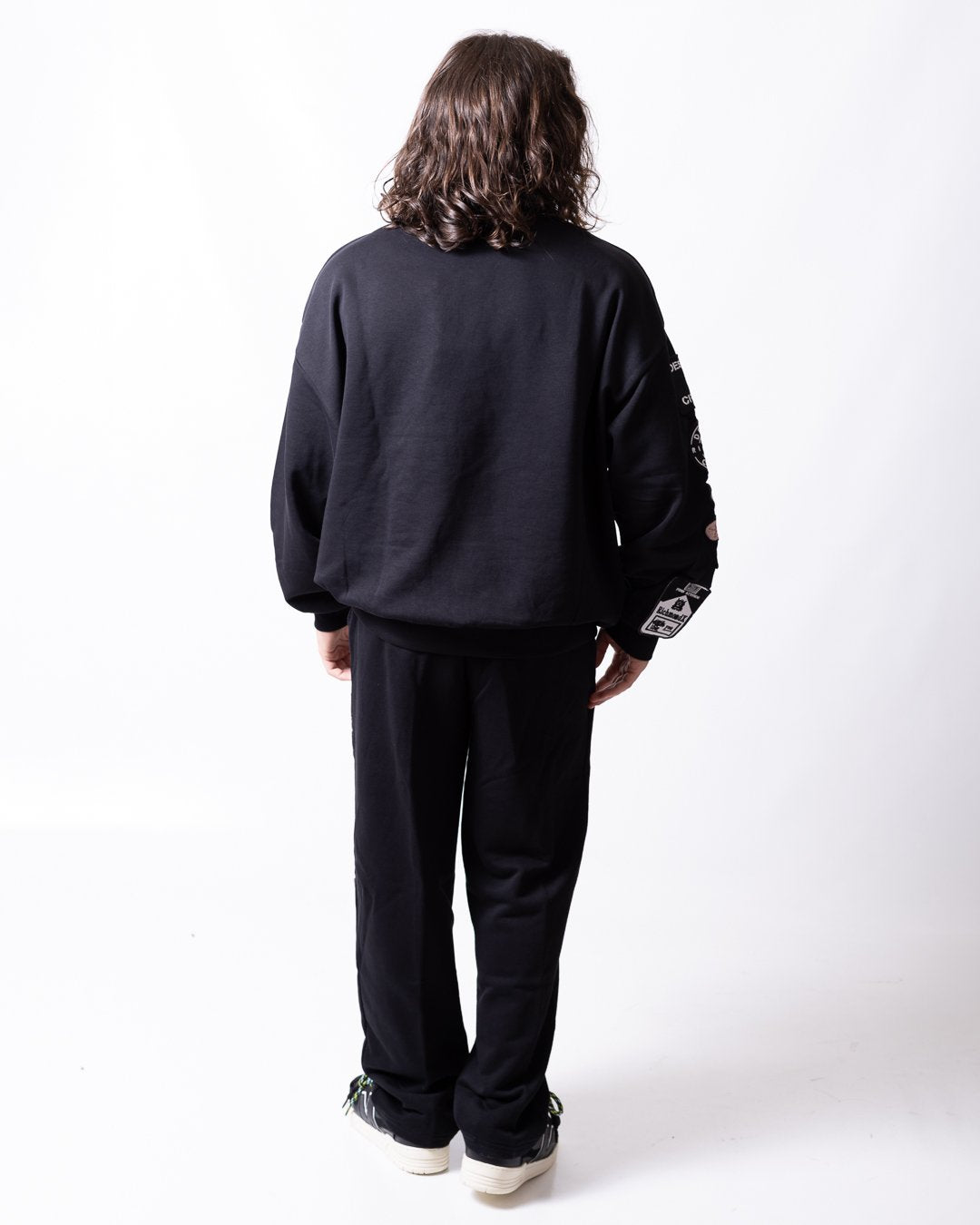 Pantalone Richmond X in felpa "Logo Patch" uomo