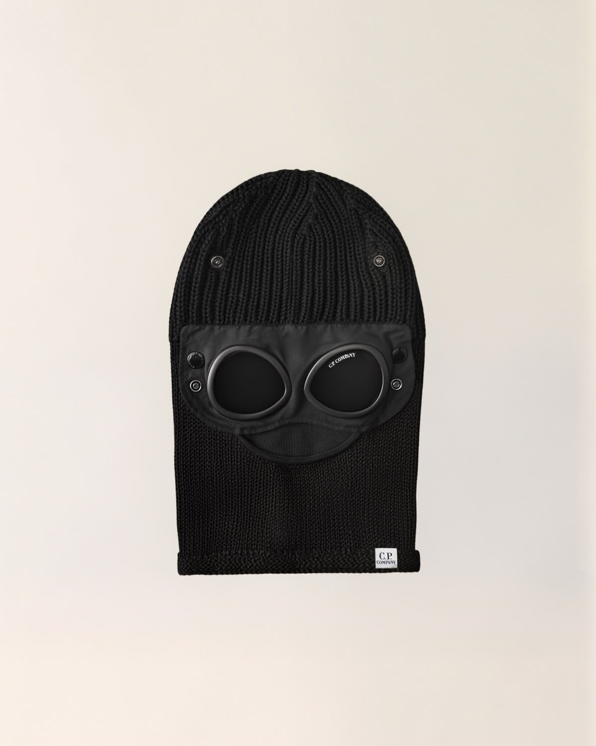 Balaclava C.P. Company in costina e in lana uomo