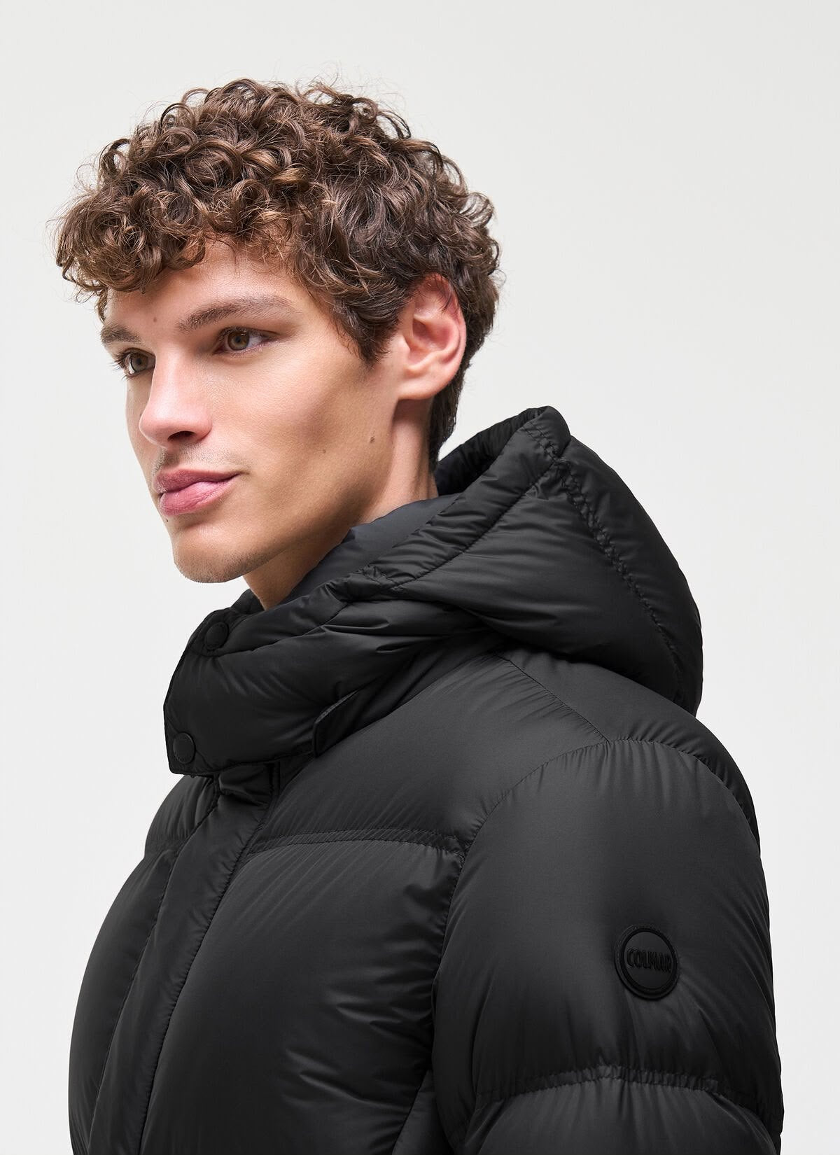 Piumino Colmar lungo puffy con cappuccio staccabile uomo