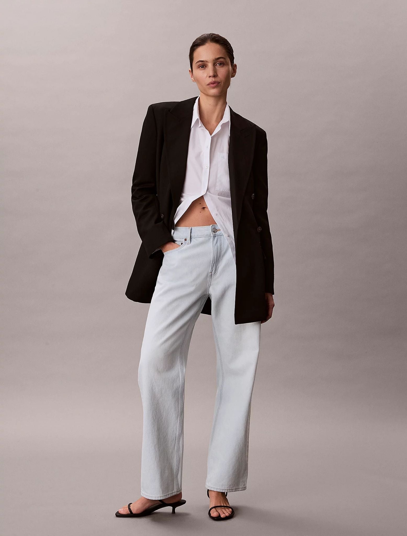 Jeans Calvin Klein 90s straight donna