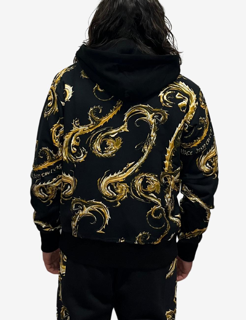 Felpa versace uomo con cappuccio on sale