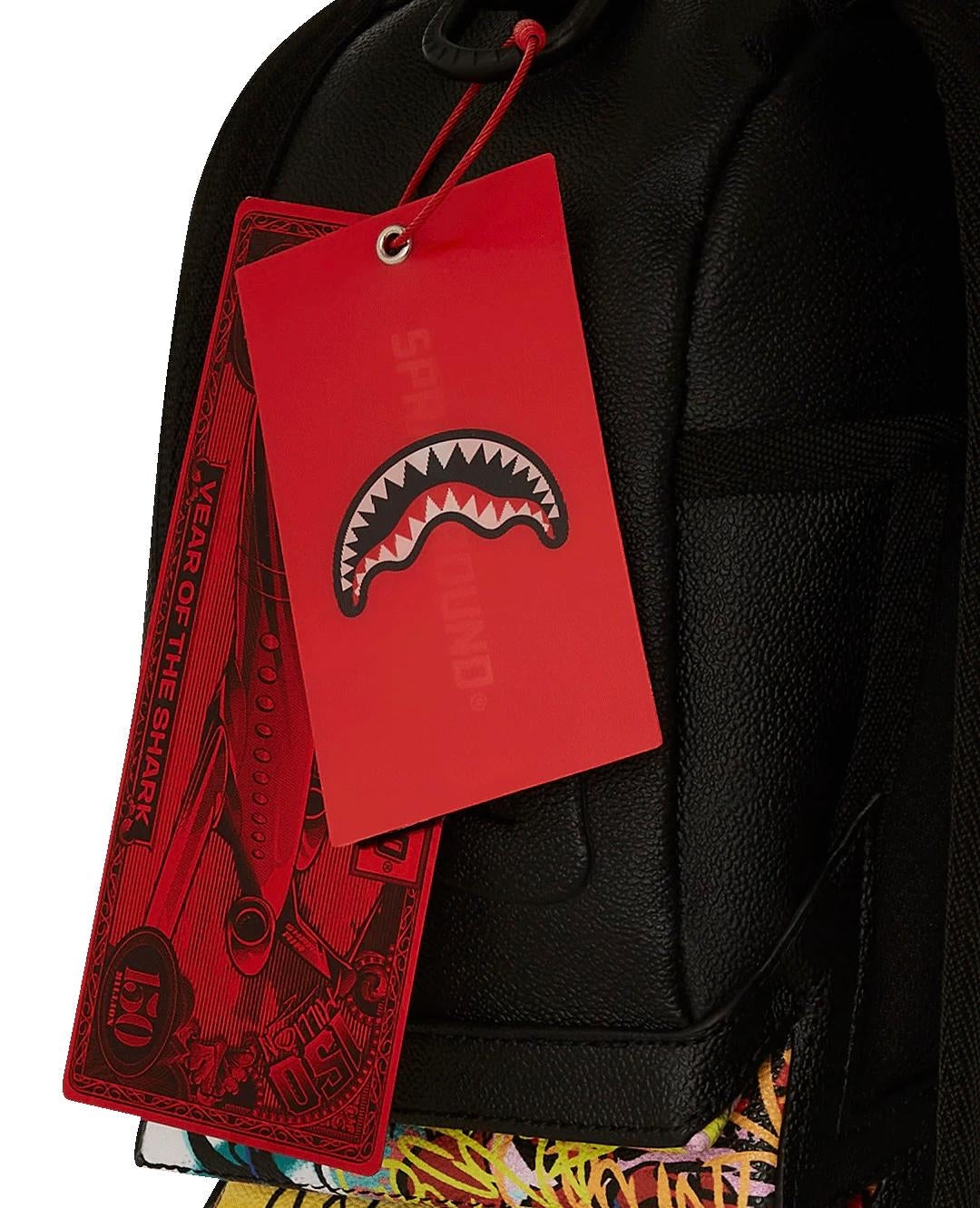 Zaino Sprayground nero Graffiti bite  dlx-bite backpack