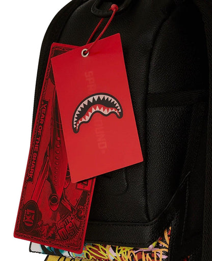 Zaino Sprayground nero Graffiti bite  dlx-bite backpack