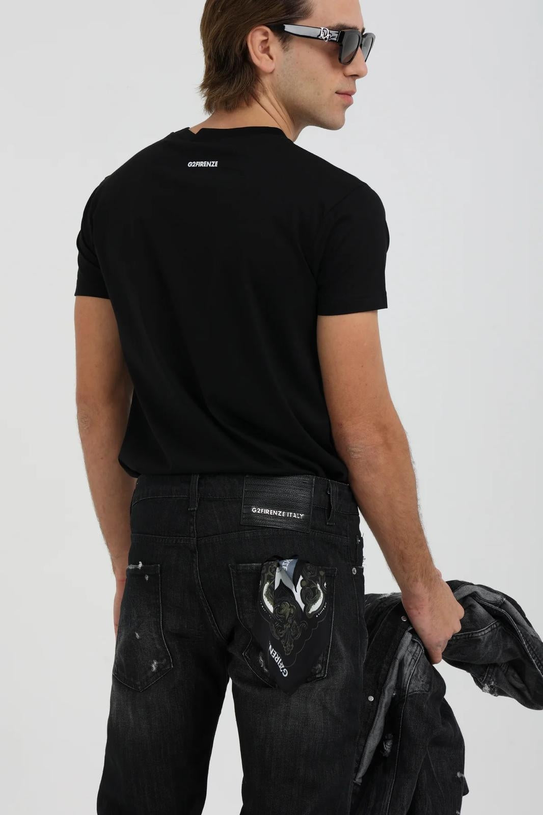 Jeans G2Firenze slim "Balck Symphony" uomo