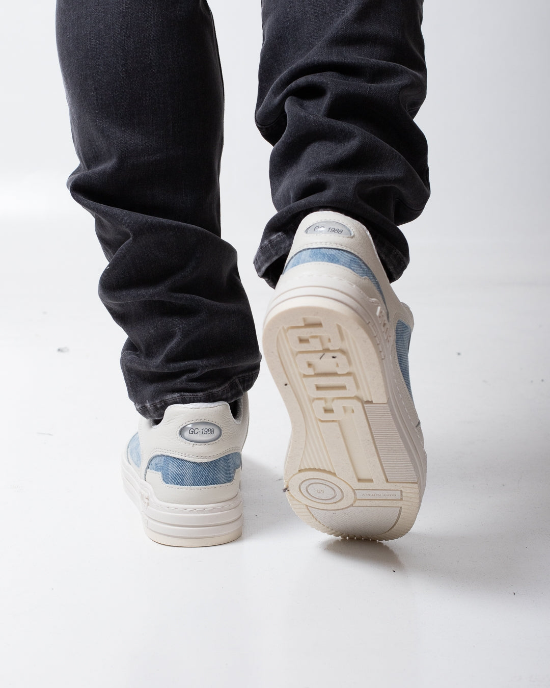 Sneakers GCDS "GC 1988" denim uomo