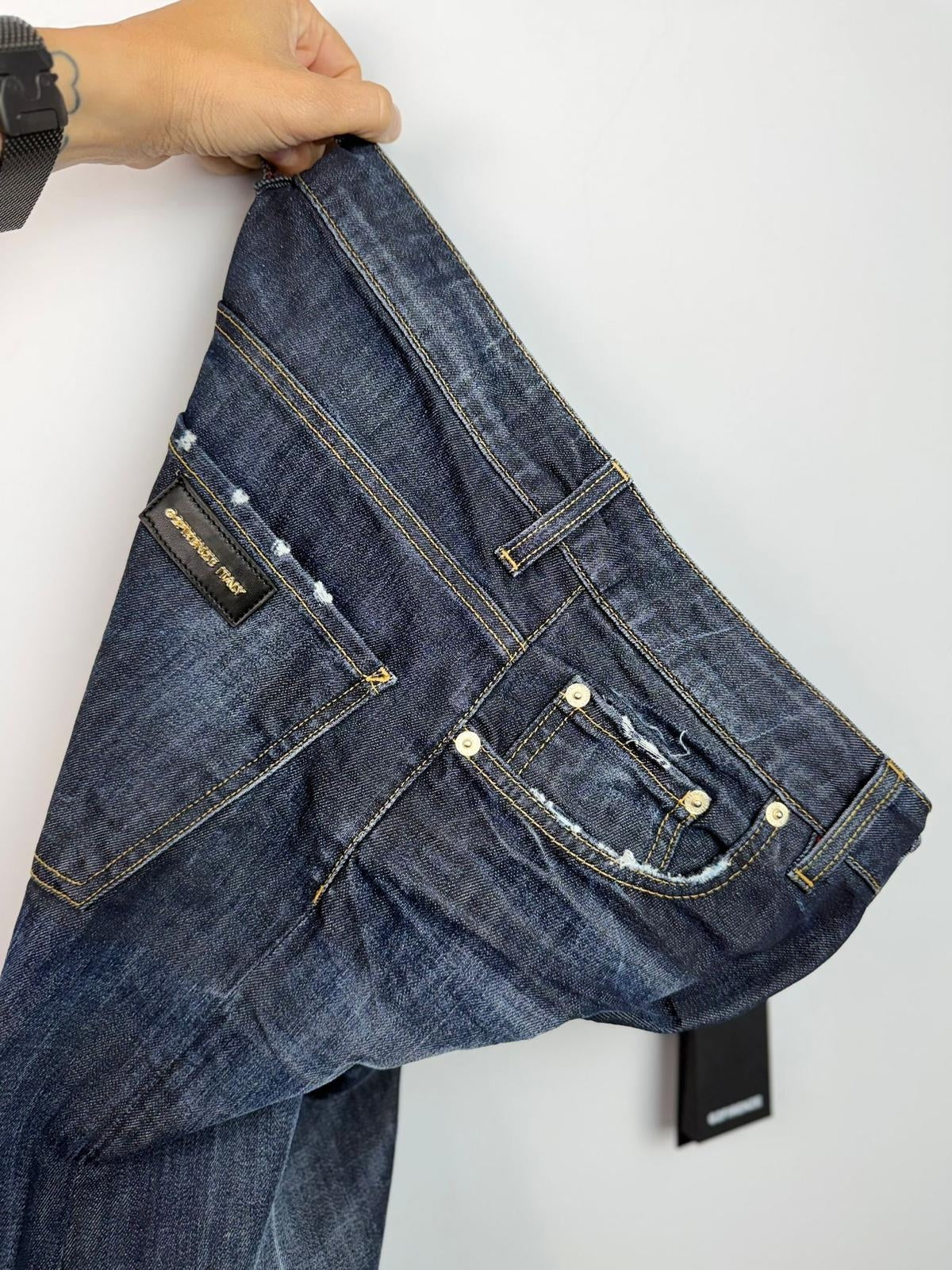 Jeans G2Firenze slim "Dark Gold" uomo