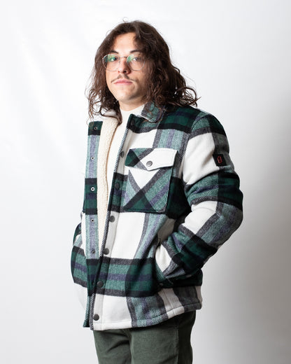 Giubbotto Liu Jo a quadri in misto lana uomo