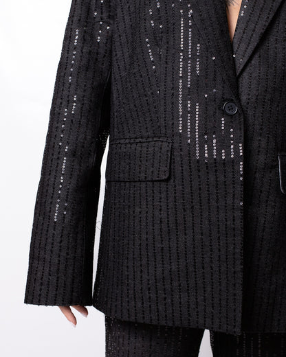 Giacca blazer Richmond X monopetto con paillettes donna