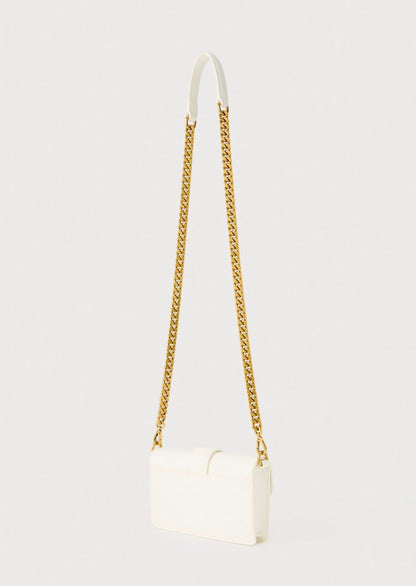 Borsa Just Cavalli a tracolla logo oro snakes donna