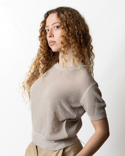 T-Shirt Colmar in maglia traforata donna