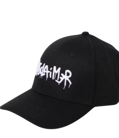 Cappello Disclaimer con visiera e logo in rilievo