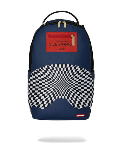 Zaino Sprayground blu ICHIMATSU-MOY? WARP CHECK SHARK BACKPACK