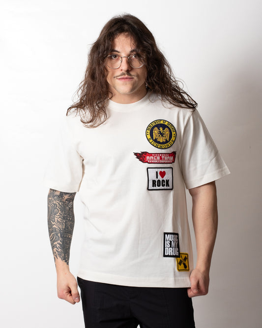 T-Shirt Richmond X con patch uomo