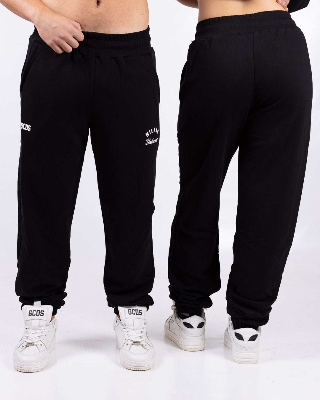 Pantalone GCDS in felpa "Band Logo Back"