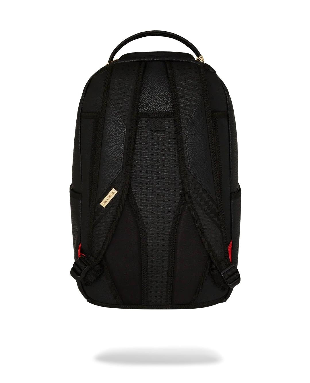 Zaino Sprayground nero Shark central gold dlxsv backpack