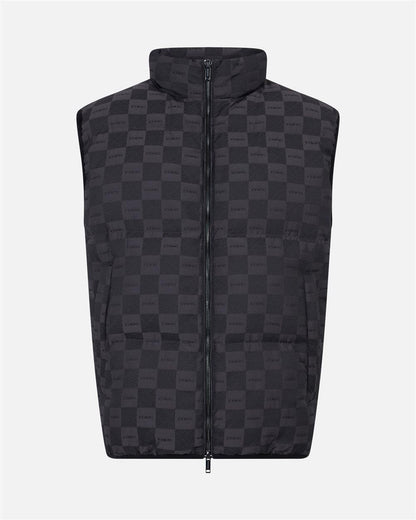 Gilet Iceberg trama a scacchi con loghi