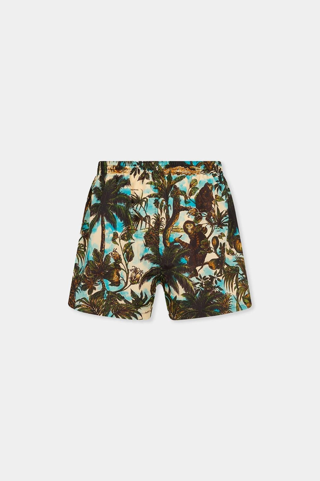 Boxer mare Dsquared2 con stampa tropical uomo