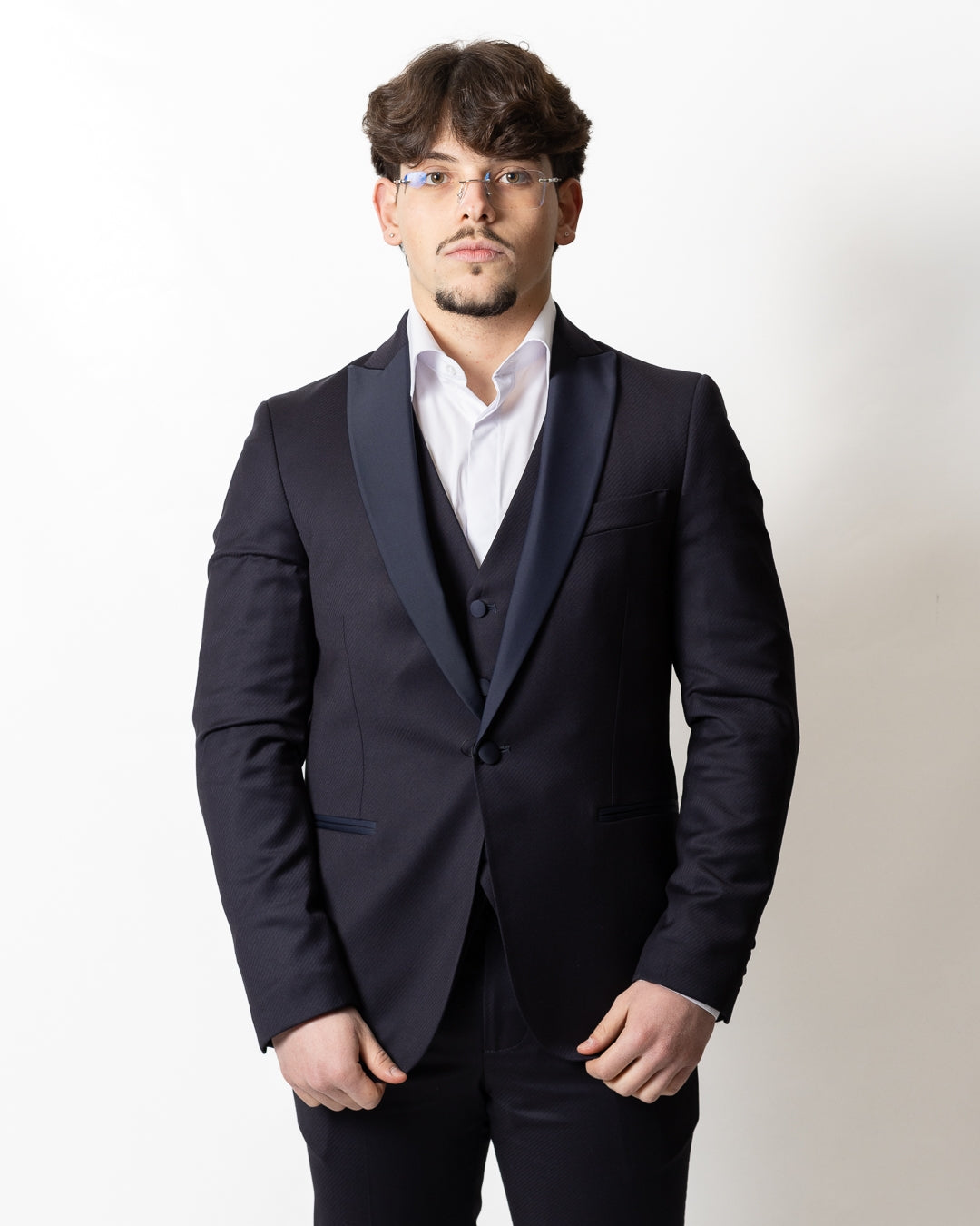 Abito Daniele Alessandrini "Sartoria" con gilet uomo