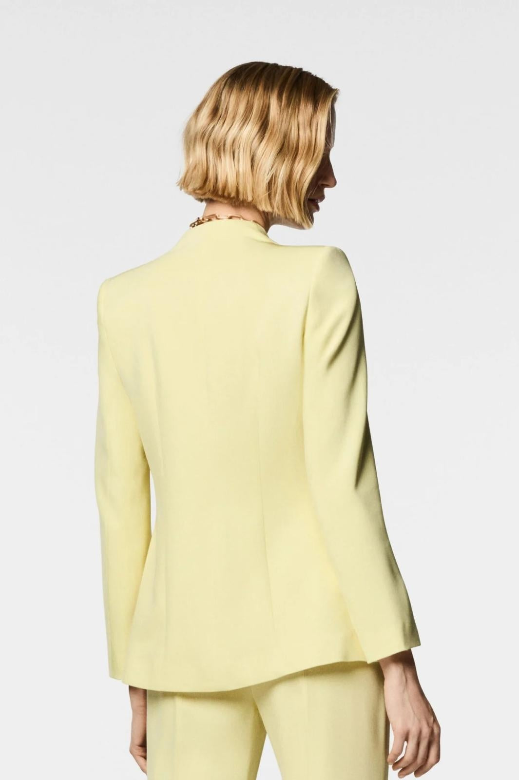 Giacca blazer Nenette monopetto con catena donna
