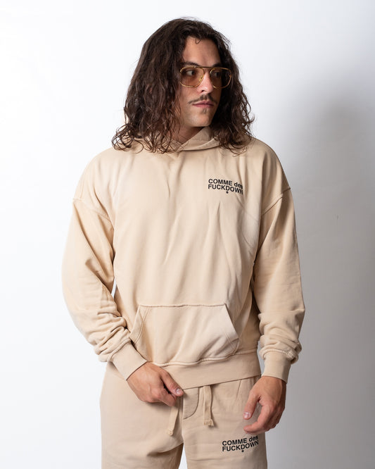 Felpa Comme des Fuckdown con cappuccio e stampe uomo