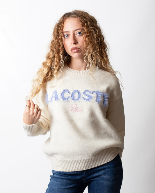 Maglia Lacoste "Paris" in lana donna