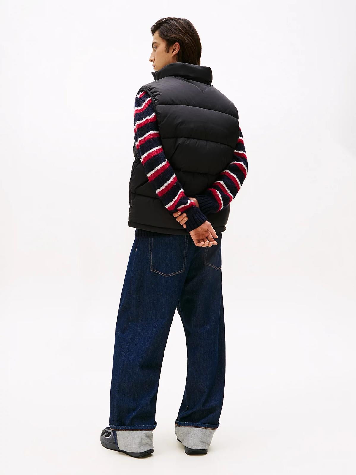 Gilet Tommy Jeans puffer logo bandiera uomo