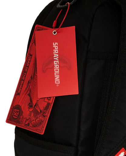 Zaino Sprayground nero Shark central nylon black pink backpack