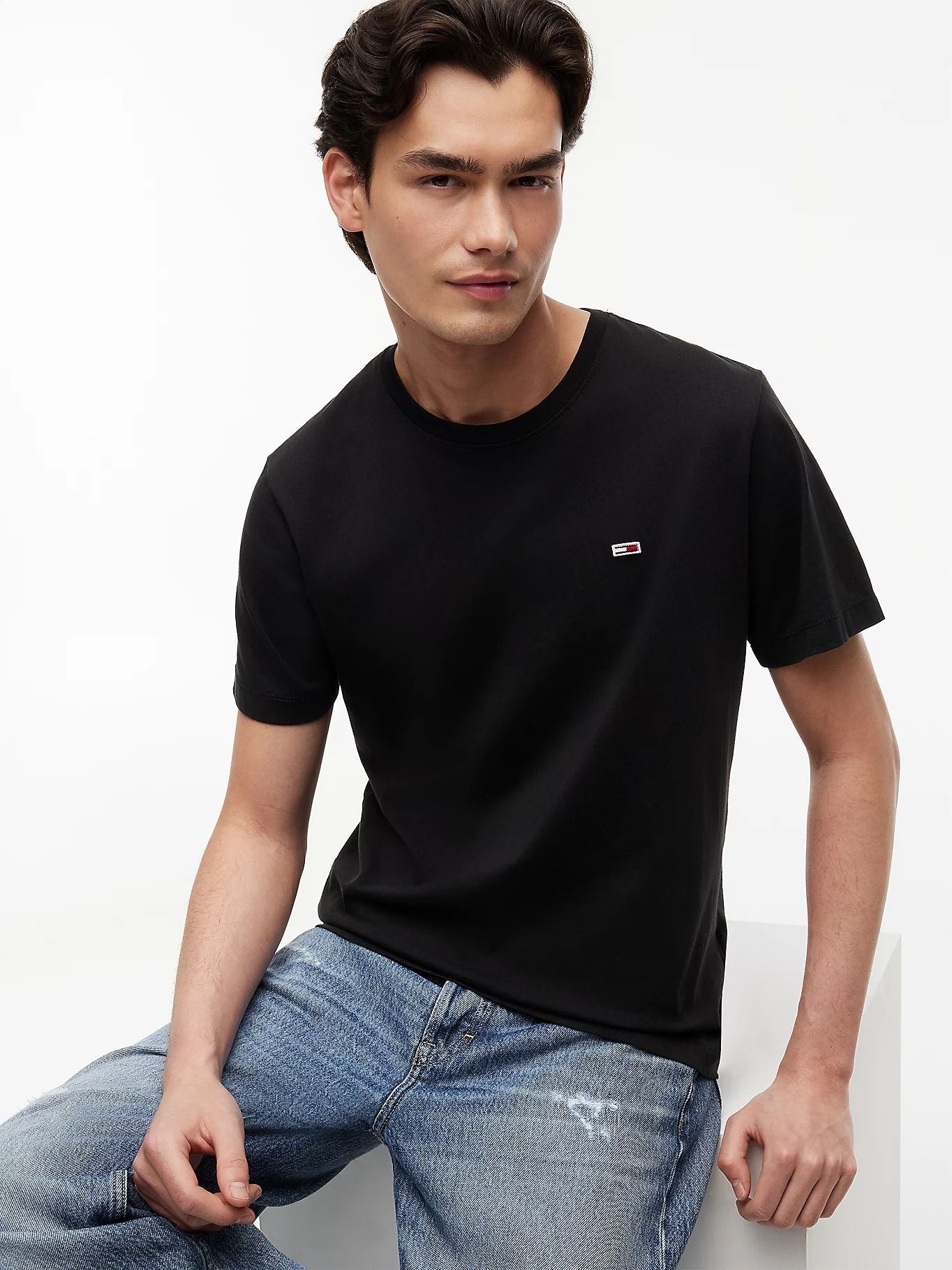 T-Shirt Tommy Jeans regular flag uomo