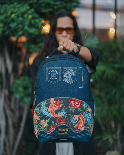 Zaino Sprayground denim "EVISU STYLE BACKPACK"