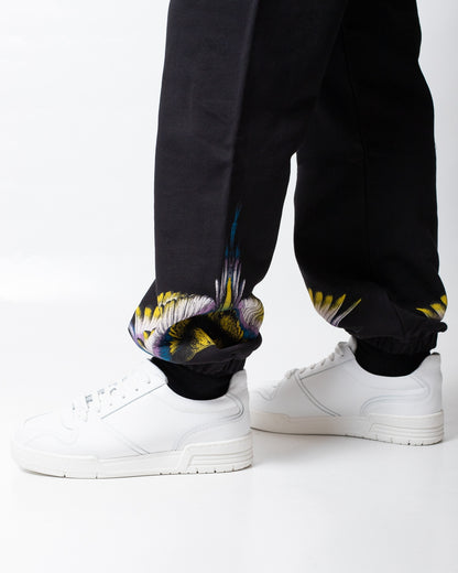 Pantalone Marcelo Burlon in felpa "Wings" uomo