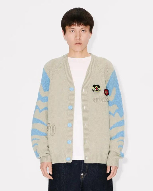 Cardigan Kenzo Paris "Pachinko" in misto lana
