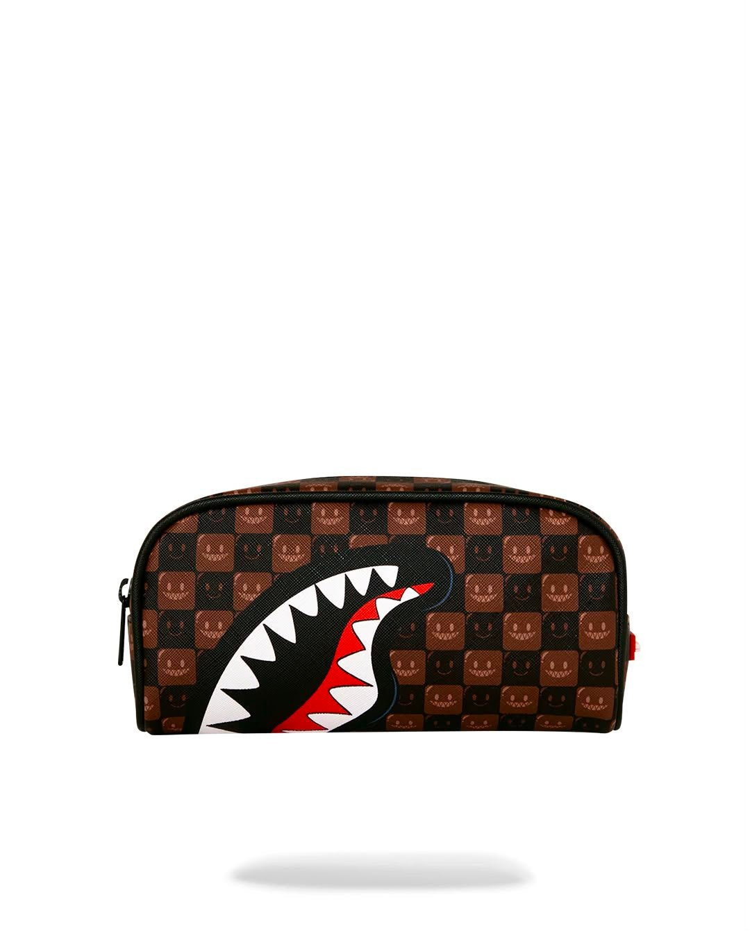 Pochette Sprayground marrone SHARKS IN PARIS WTF BUBBLE BROWN CHECK POUCH