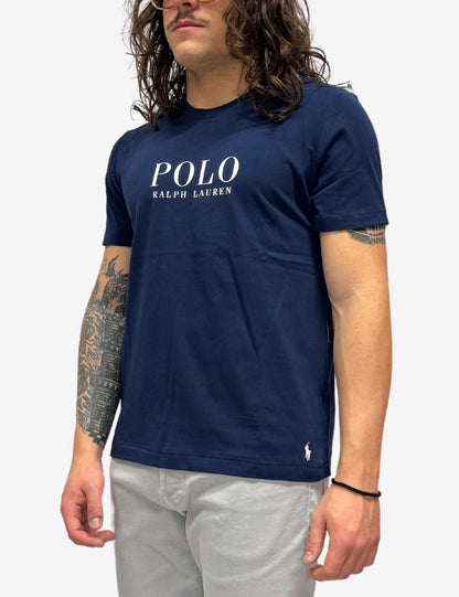T-Shirt Polo Ralph Lauren con logo e ricamo uomo