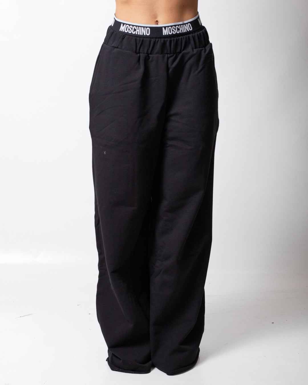 Pantalone Moschino Underwear in felpa con fascia logata donna