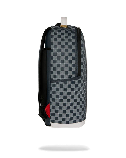 Zaino Sprayground bianco "Upscale check backpack" 
