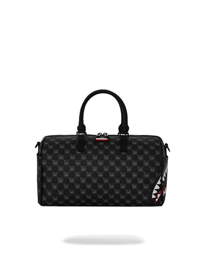 Borsa Sprayground nero SHARKS IN PARIS WTF BUBBLY BLACK CHECK MINI DUFFLE