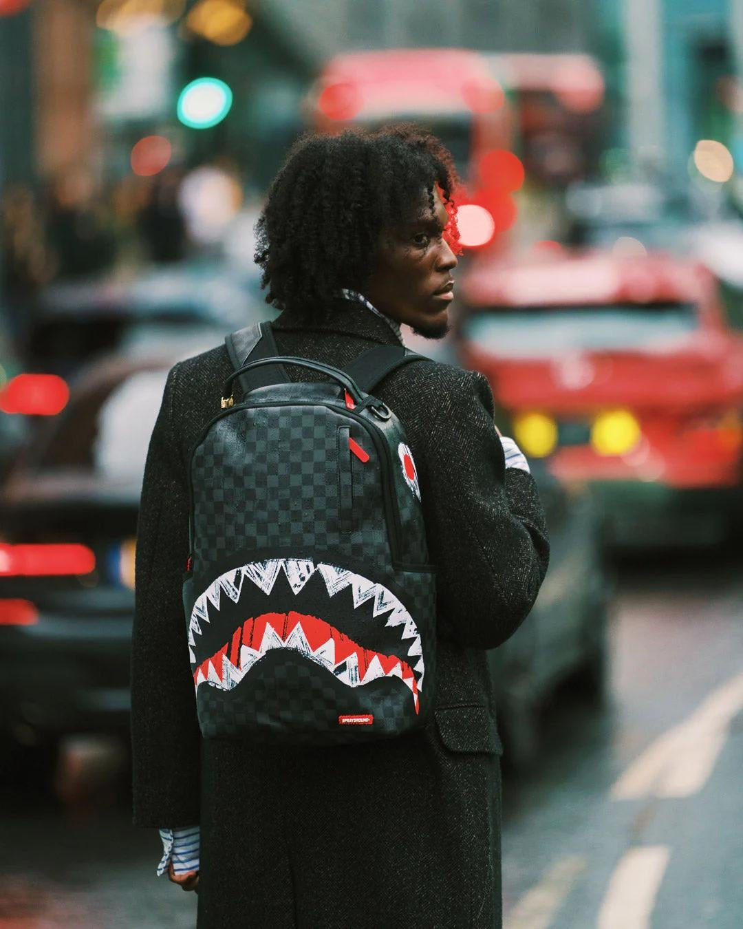 Zaino Sprayground nero "SCRIBBLE SHARK BACKPACK" dlxsv backpack