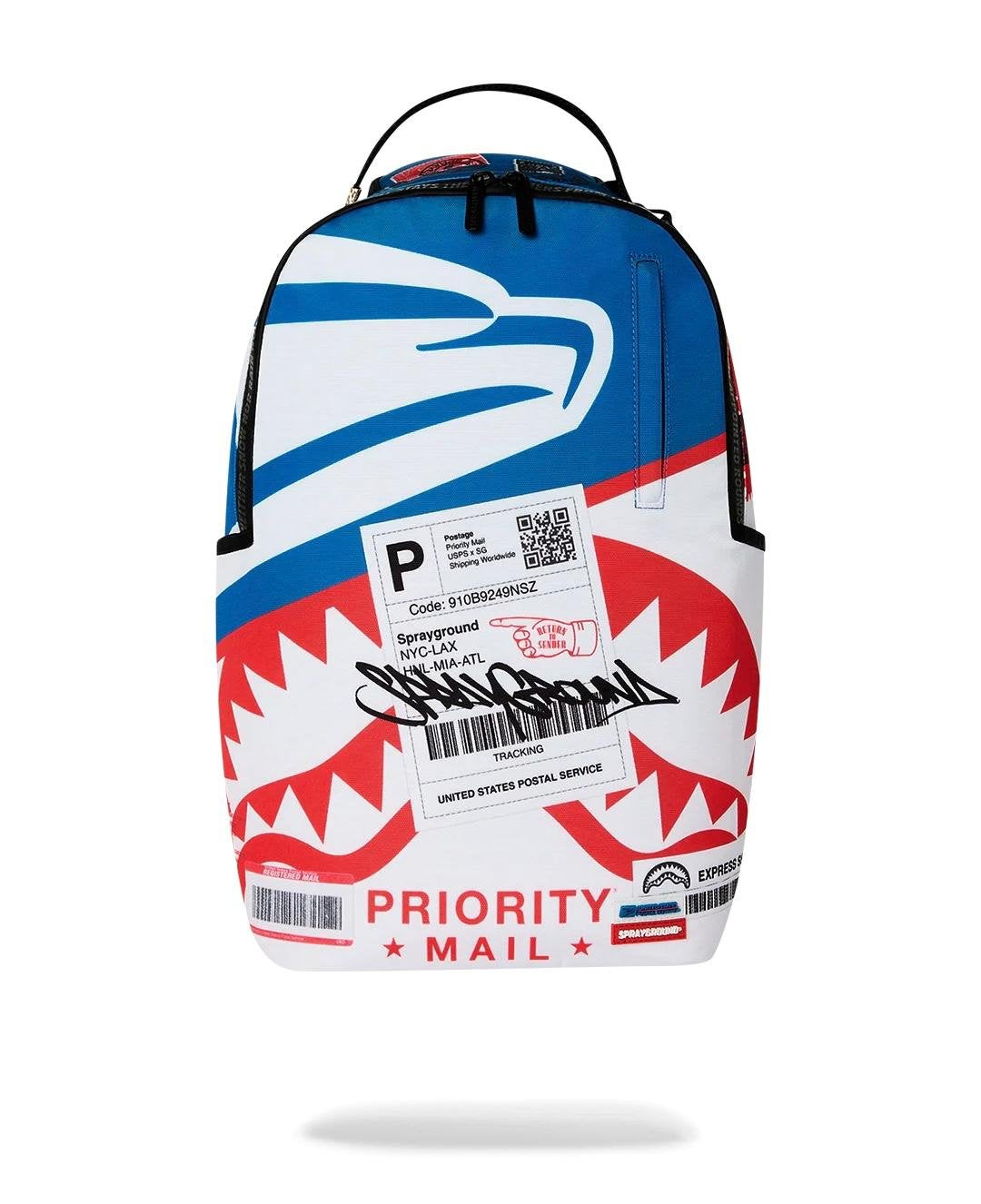 Zaino Sprayground bianco USPS SPRAYGROUND SPECIAL DELIVERY BACKPACK