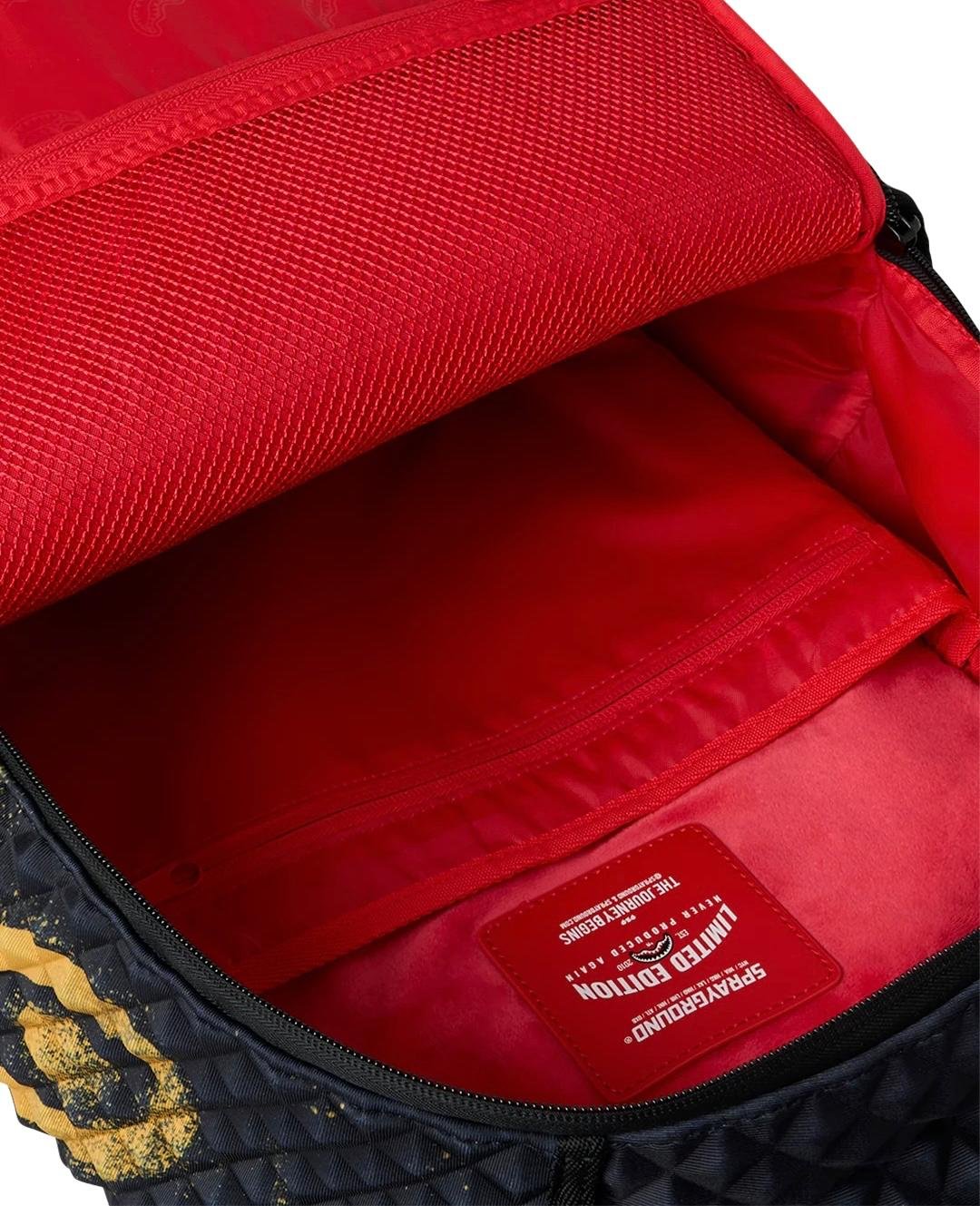 Zaino Sprayground nero PYRAMID STENCIL SHARK BACKPACK