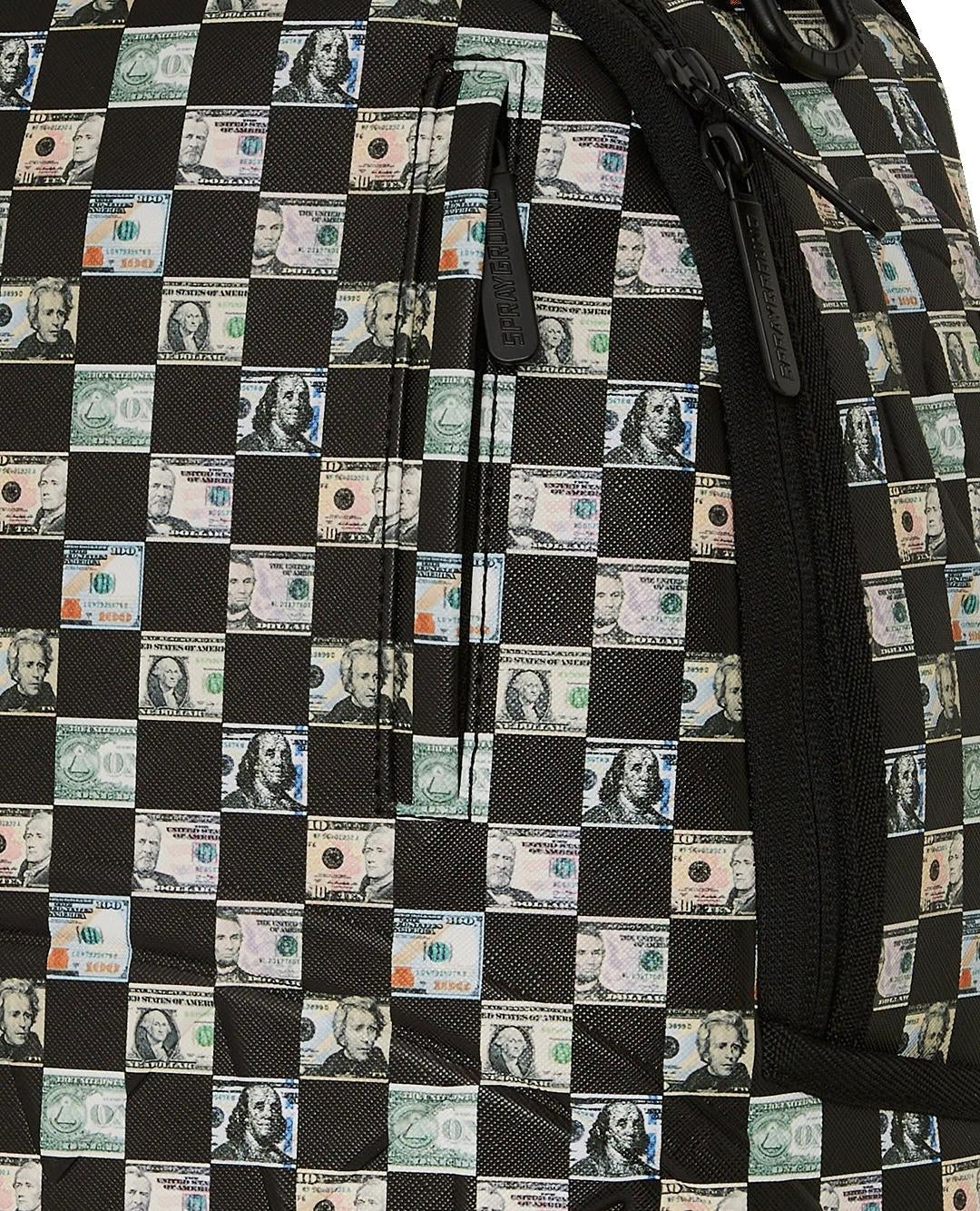 Zaino Sprayground bianco Money check pattern dlx backpack