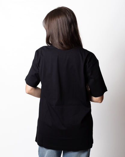 T-Shirt Moschino con logo strass