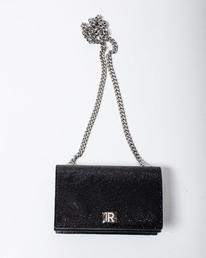 Borsa John Richmond con strass all-over donna