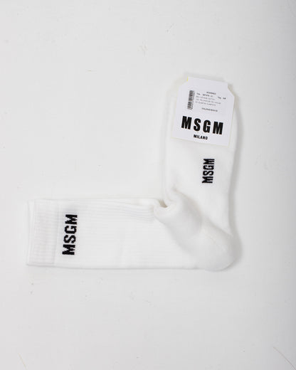 Calze MSGM in spugna "Logo Classic"