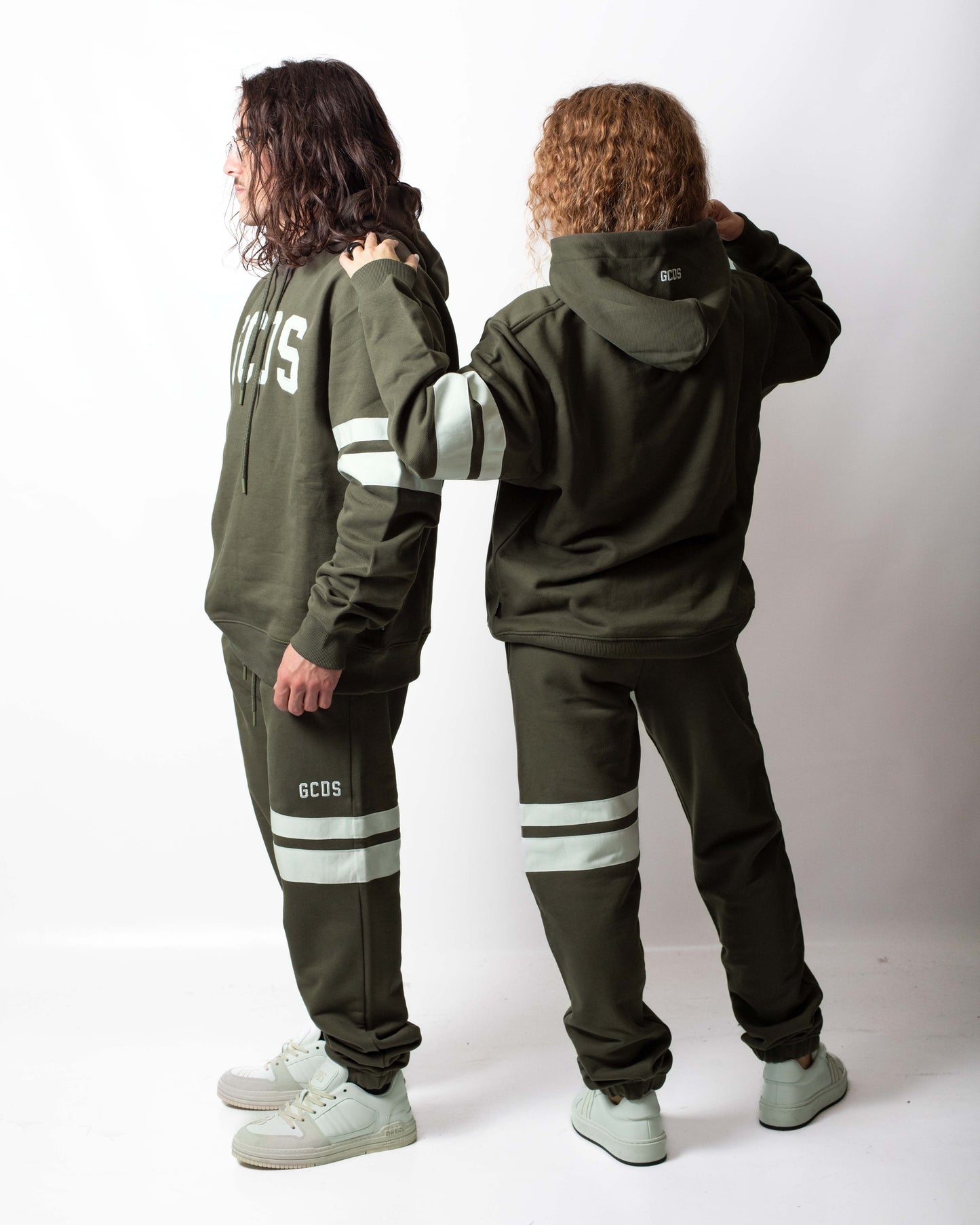 Pantalone GCDS in felpa logo regular