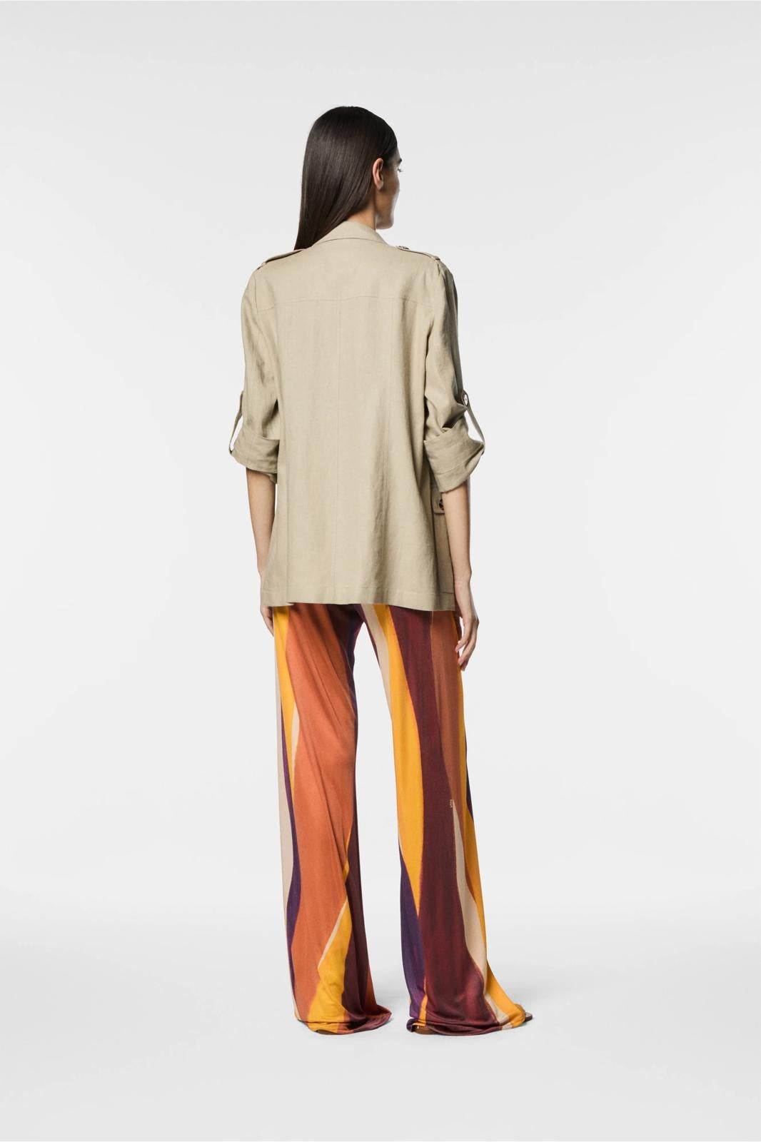 Pantalone Nenette straight in viscosa donna